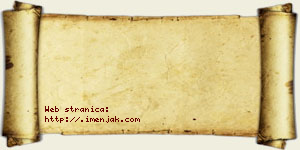 Paun Rnić vizit kartica